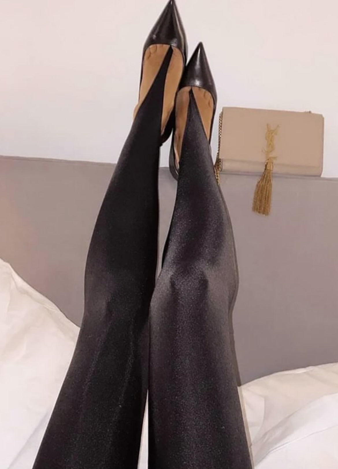 Leather leggings
