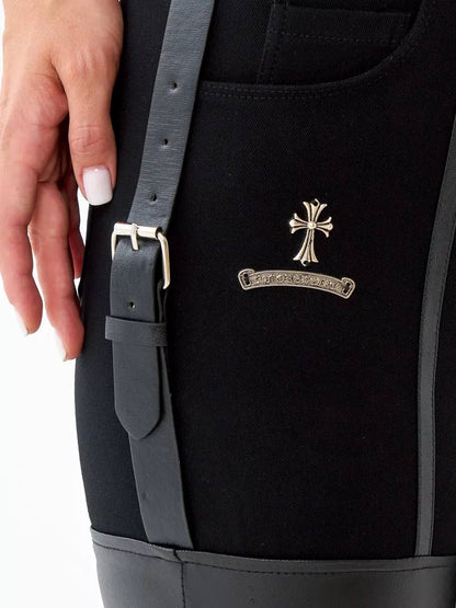 Eco-leather leggings