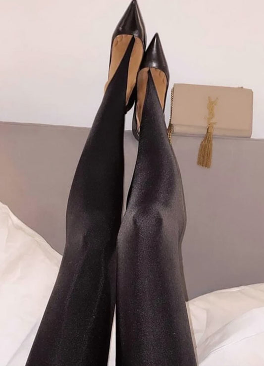Leather leggings