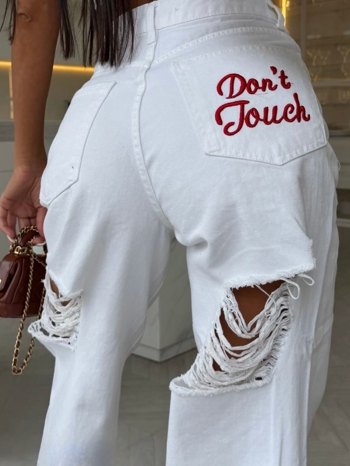 White jeans