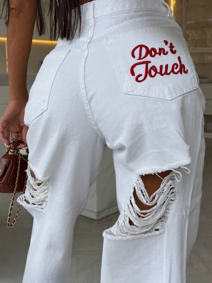 White jeans